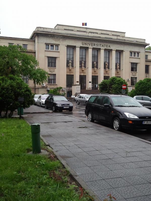 Bucarest sous la pluie